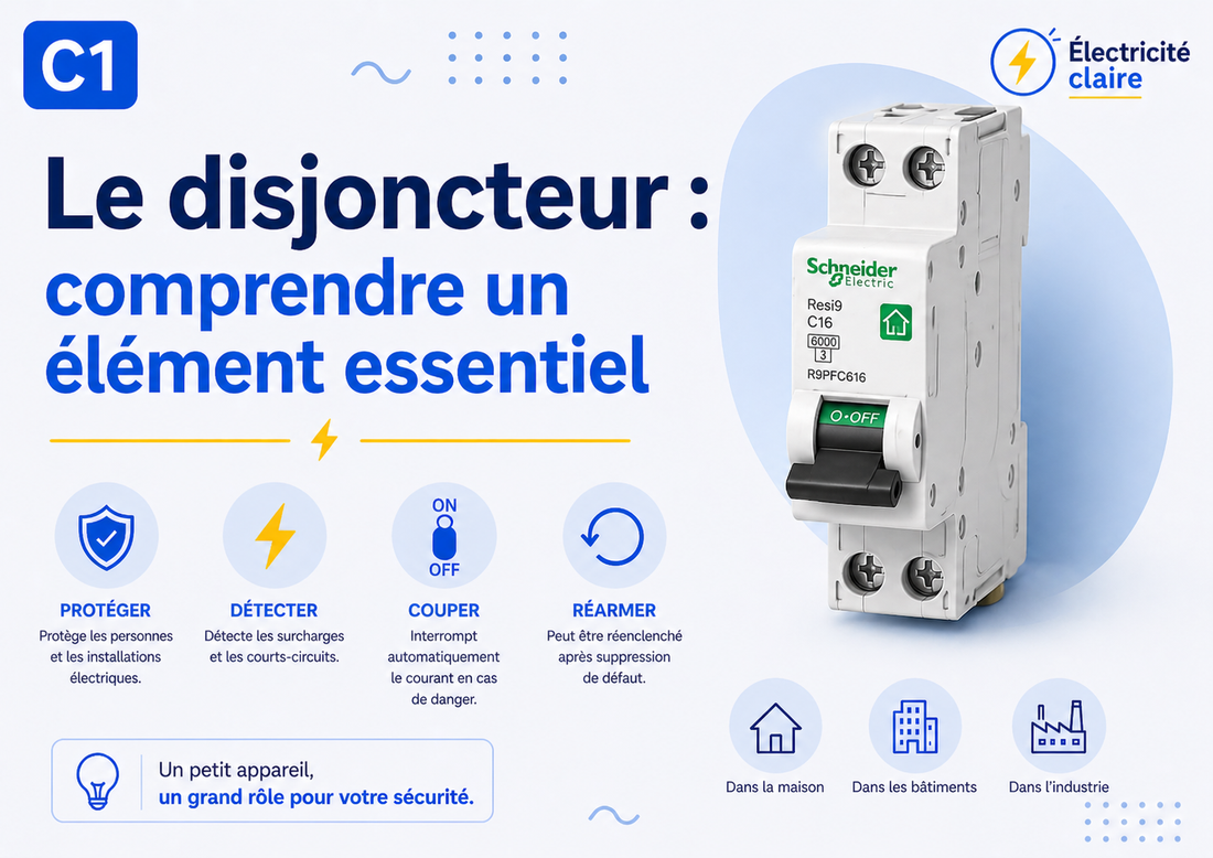 C1 — Le disjoncteur : comprendre un élément essentiel
